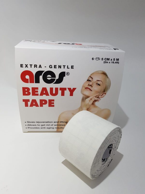 Ares Beuty Tape кинезио тейп для лица и самой нежной кожи